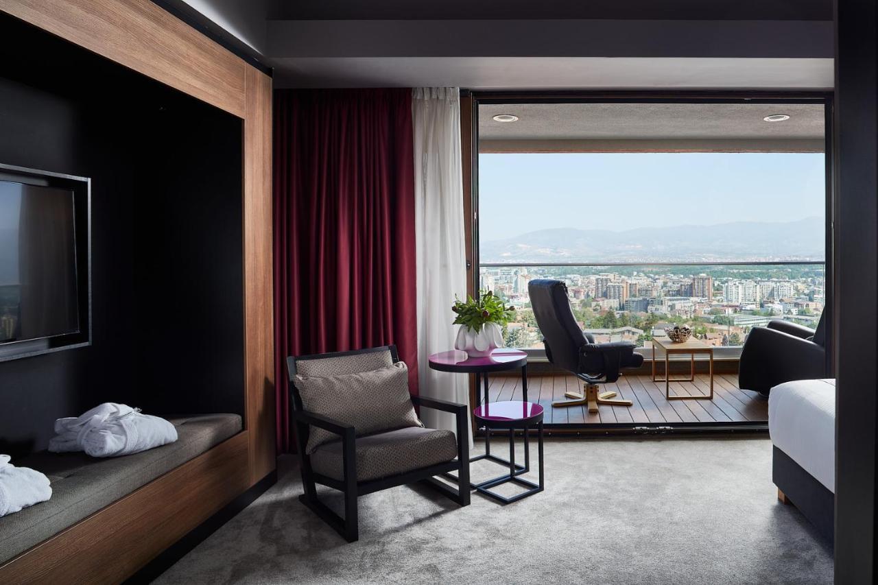 Hotel Panoramika Design & Spa Skopje Exteriör bild