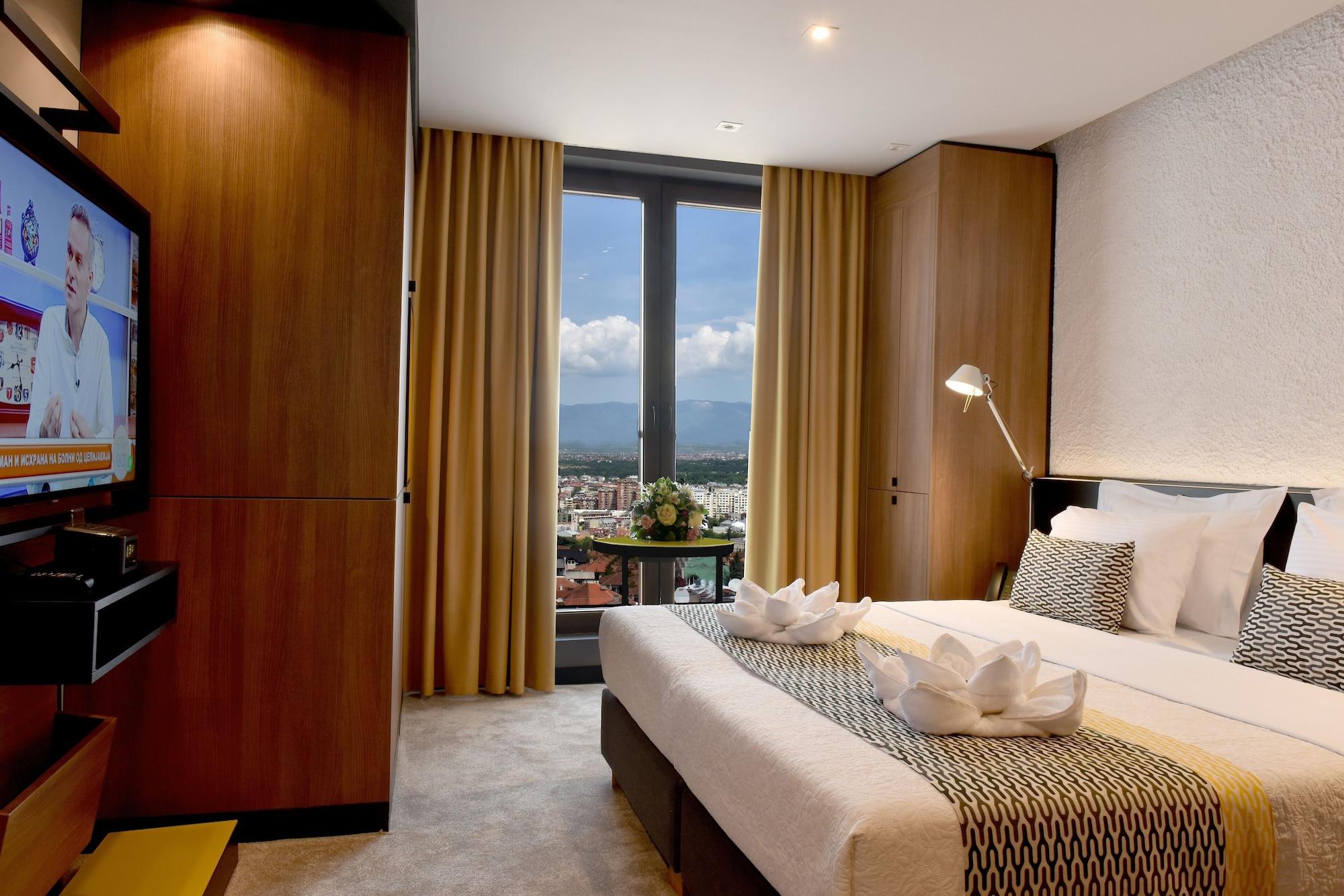 Hotel Panoramika Design & Spa Skopje Exteriör bild