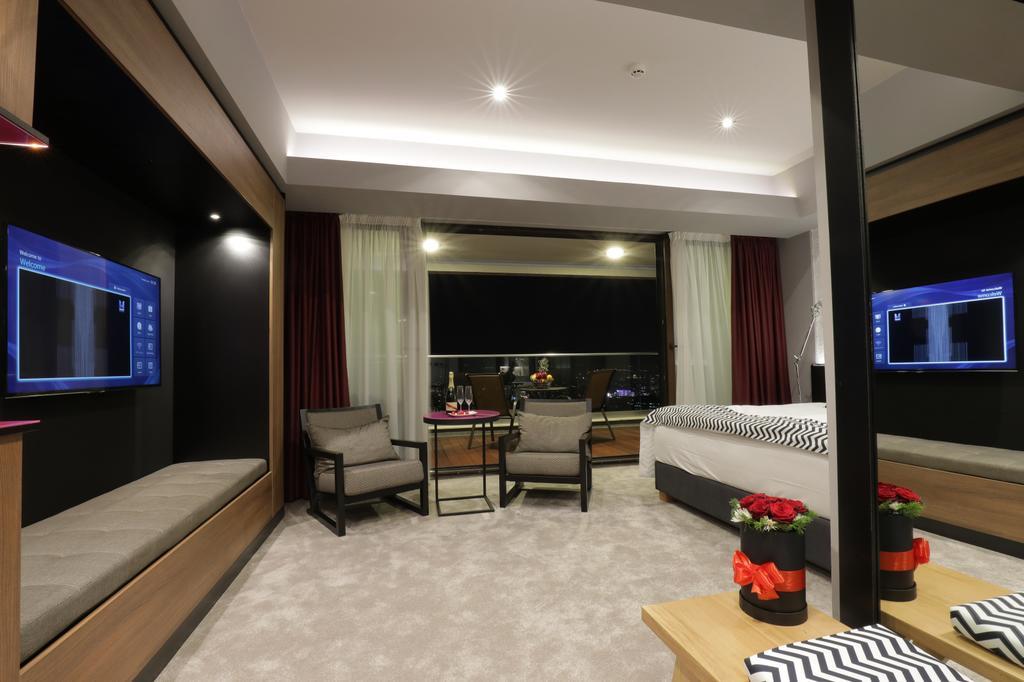 Hotel Panoramika Design & Spa Skopje Exteriör bild